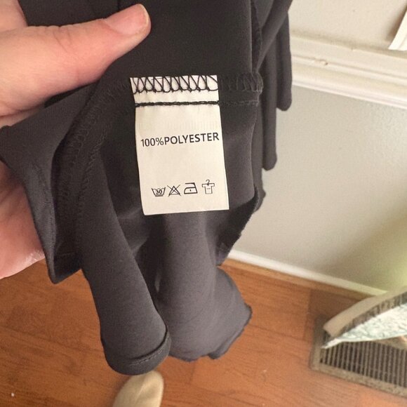 Black Wrap Dress - Picture 4 of 5